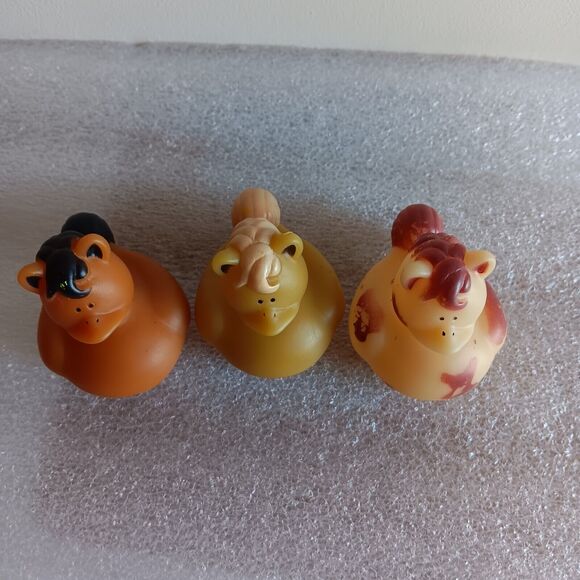 Lot of 3 Vintage Squeak Toy Oriental Trading Baby Rubber Animal - Picture 4 of 16